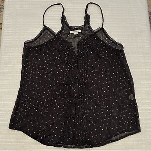 Aerie Sheer Polka Dot Tank